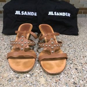Jil sander flip flop sandals
